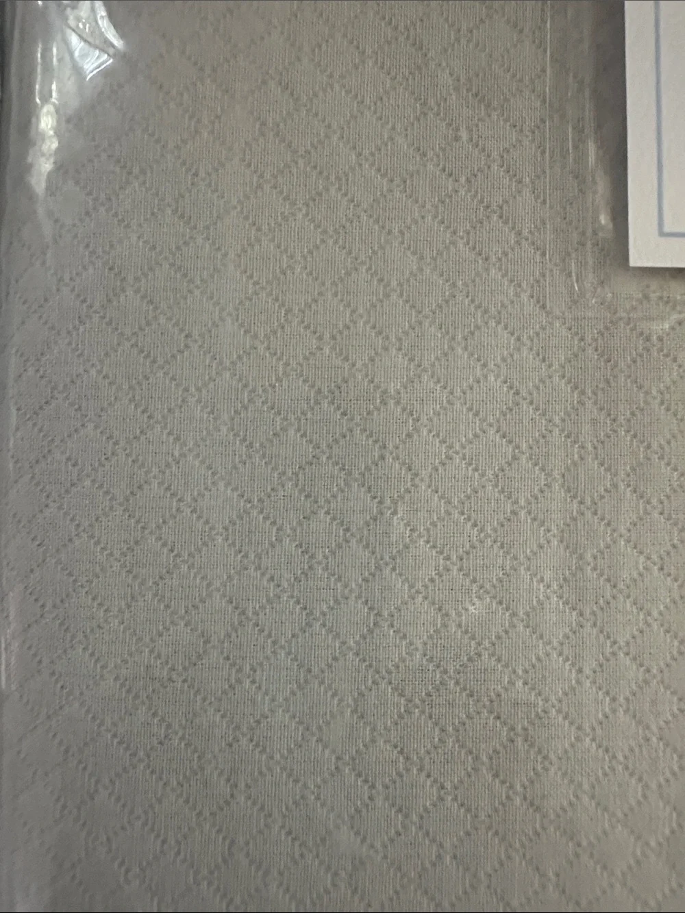 Matouk Elliot King Coverlet- Silver color 112 x 97